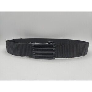 KingMoore Men's Ratchet Buckle Belt Black 1.25 in Stiff Nylon Tactical Military